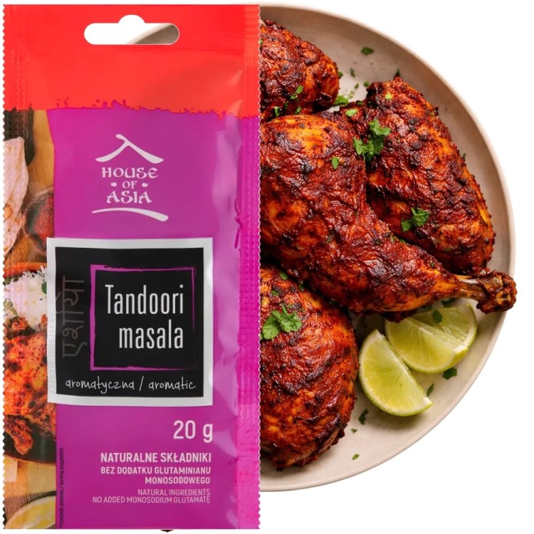 Indyjska Przyprawa TANDOORI Masala w Proszku Indyjski Mix Przypraw 20g HOUSE OF ASIA