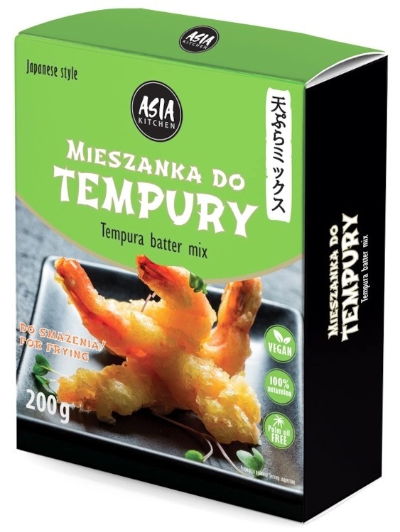 Mąka Panierka Mieszanka Japońska Tempura Do Krewetek Warzyw i Kurczaka 200g ASIA KITCHEN
