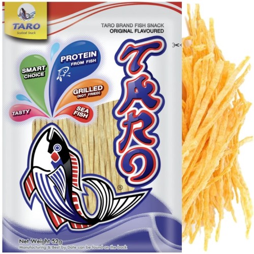 Tajska Suszona Przekąska Rybna Snack Fish Original 52g TARO