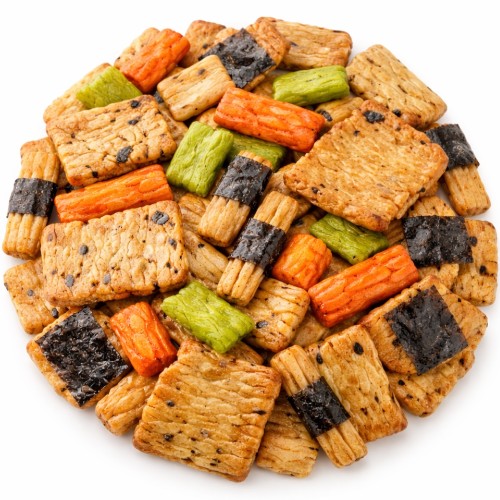 Krakersy Ryżowe Azjatycka Mieszanka Seaweed Mix 100g GOLDEN TURTLE BRAND