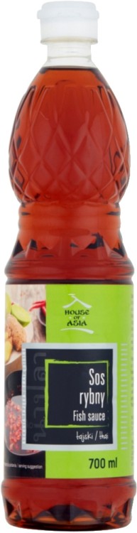 Tajski Sos Rybny z Anchois Aromatyczny Słony Smak Do Tajskich Potraw 700ml HOUSE OF ASIA