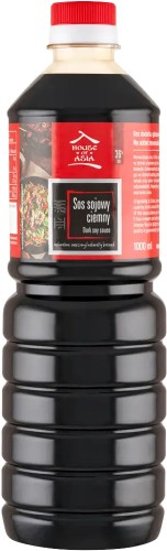 Ciemny Sos Sojowy Naturalnie Ważony Bez Glutaminianu Sodu 1 Litr 1000ml HOUSE OF ASIA