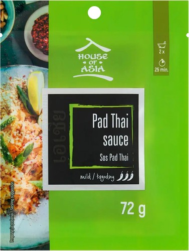 Tajska Pasta Do PAD THAI w Saszetce Stir Fry Thai Paste 72g HOUSE OF ASIA
