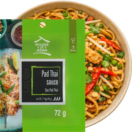 Tajska Pasta Do PAD THAI w Saszetce Stir Fry Thai Paste 72g HOUSE OF ASIA