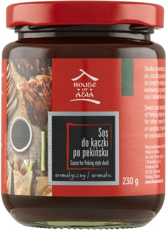 Aromatyczny Sos Do Kaczki Po Pekińsku Kaczka Pekin 230g HOUSE OF ASIA