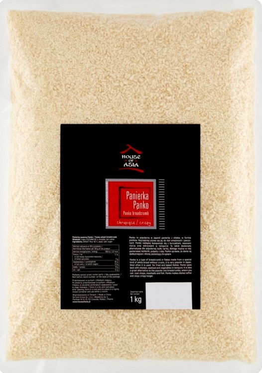 Chrupiąca Panierka Panko Do Mięsa i Krewetek Bułka Tarta Typu Japońskiego 1kg 1000g HOUSE OF ASIA