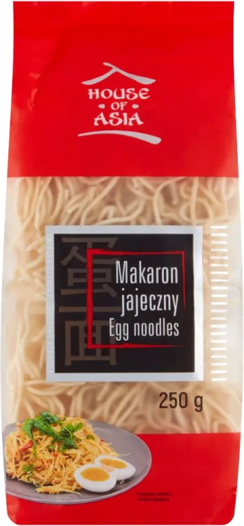 Makaron Pszenny JAJECZNY Błyskawiczny Instant Idealny Do Woka Stir-Fry 250g HOUSE OF ASIA