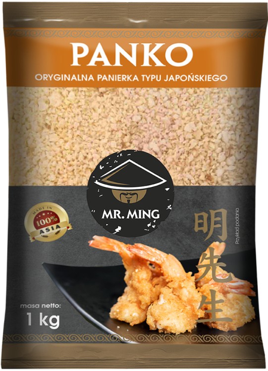 Chrupiąca Panierka Panko Do Mięsa i Krewetek Bułka Tarta Typu Japońskiego 1kg 1000g MR.MING