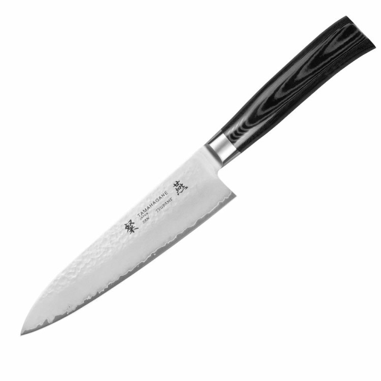 Tamahagane Tsubame Black VG-5 Japoński Nóż Kuchenny Szefa Kuchni 61HRC 18cm