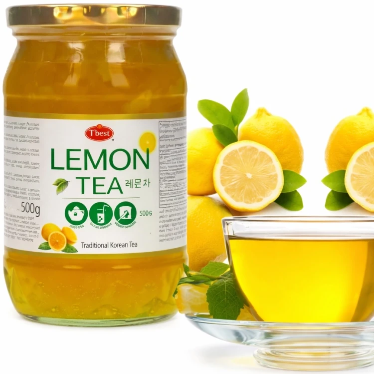 Herbata Koreańska Cytrynowa Orzeźwiająca Ice And Hot 500g T'BEST
