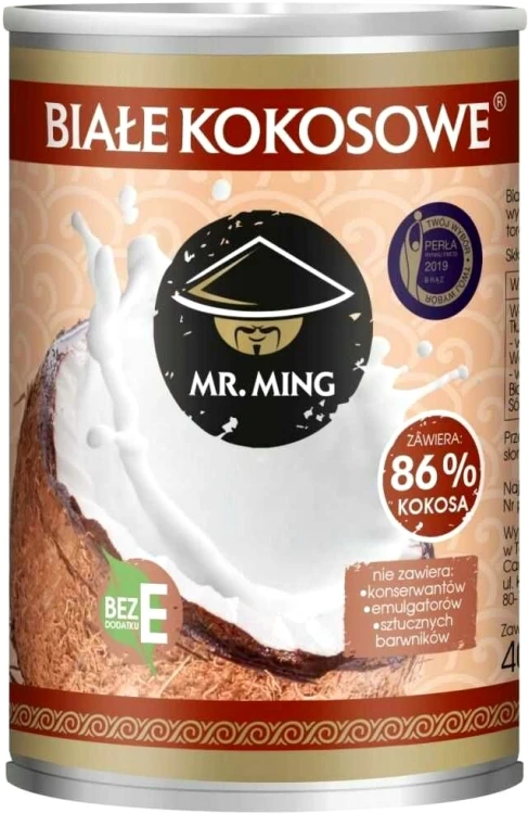 ZESTAW 4 MLEKA - CZYSTY SKŁAD - 2x Mleko Kokosowe 17-19% + 2x Mleko Kokosowe 5-7% MR.MING