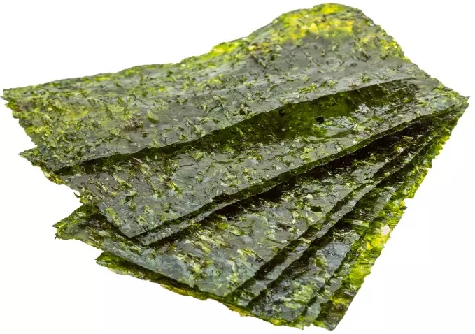 Koreańskie Nori Snacks Przekąska Chrupiące Wodorosty Prażone Barbecue BBQ 4g BIBIGO