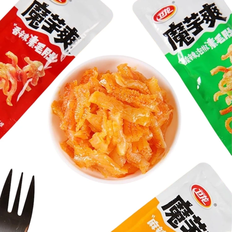 Chińska Pikantna Przekąska Konjac Shuang HOT &amp; SPICY 252g WEI-LONG