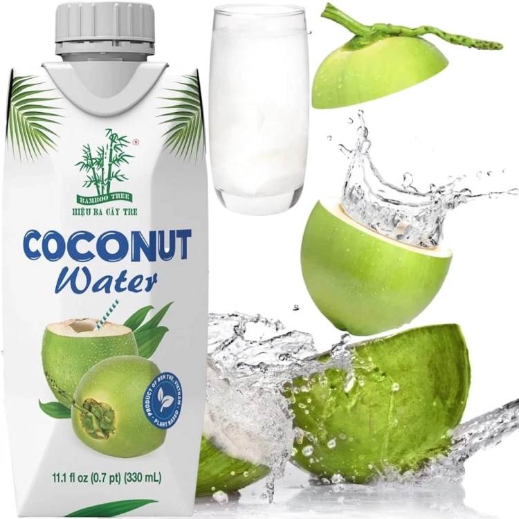 Zdrowa Woda Kokosowa z Kokosa 100% Naturalne Nawodnienie 330ml 0,33L BAMBOO TREE