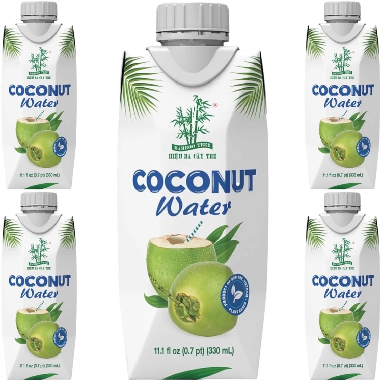 Zdrowa Woda Kokosowa z Kokosa 100% Naturalne Nawodnienie 330ml 0,33L BAMBOO TREE