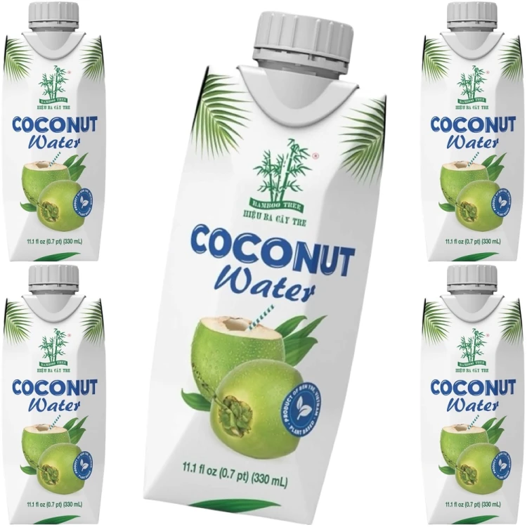 Zdrowa Woda Kokosowa z Kokosa 100% Naturalne Nawodnienie 330ml 0,33L BAMBOO TREE