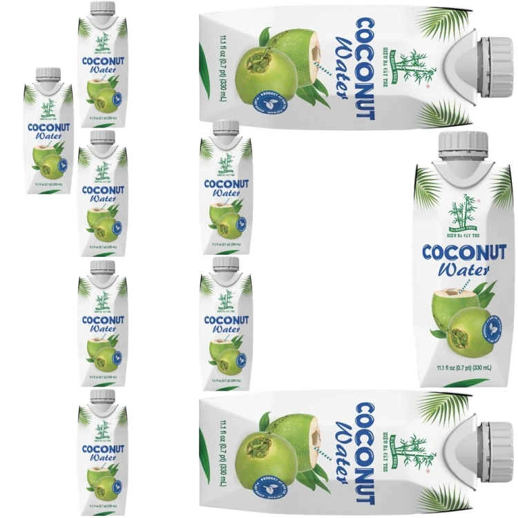 Zdrowa Woda Kokosowa z Kokosa 100% Naturalne Nawodnienie 330ml 0,33L BAMBOO TREE