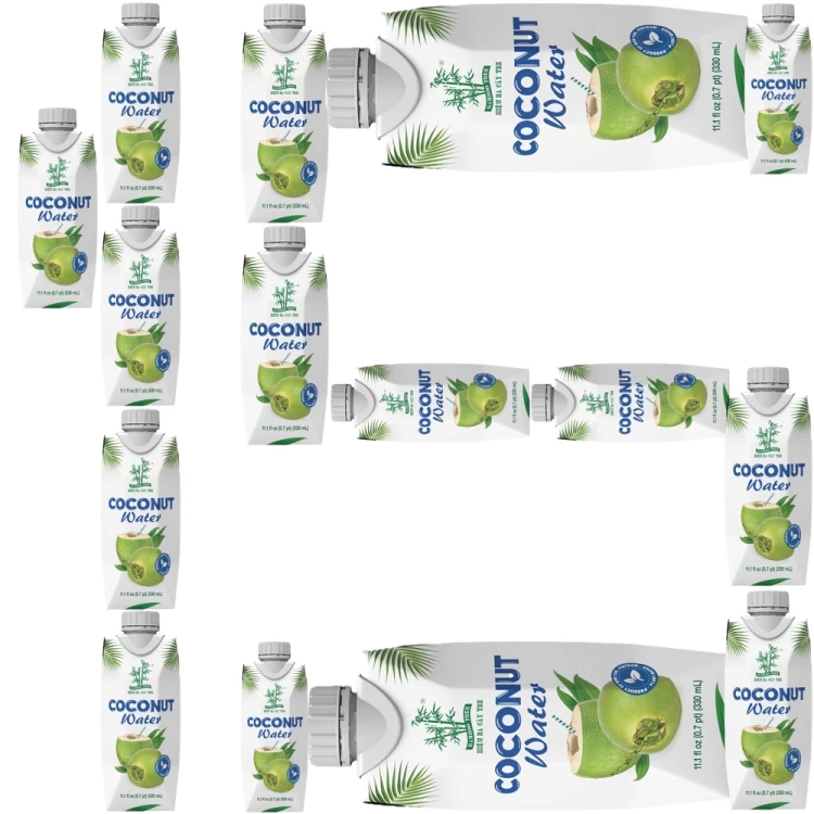 Zdrowa Woda Kokosowa z Kokosa 100% Naturalne Nawodnienie 330ml 0,33L BAMBOO TREE