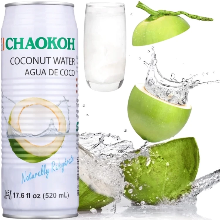 Zdrowa Woda Kokosowa z Kokosa 100% Naturalne Nawodnienie 520ml 0,52L CHAOKOH