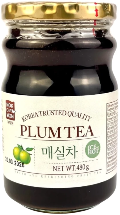 Herbata Koreańska Śliwkowa Orzeźwiająca Ice & Hot 480g NOKCHAWON