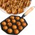 Żeliwna Patelnia Do Japońskich Kuleczek TAKOYAKI 17,5cm x 16,5cm x 3cm EMRO AZIATICA