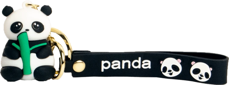 Breloczek Do Kluczy Czarno Biała PANDA z Bambusem Różne Rodzaje EMRO AZIATICA