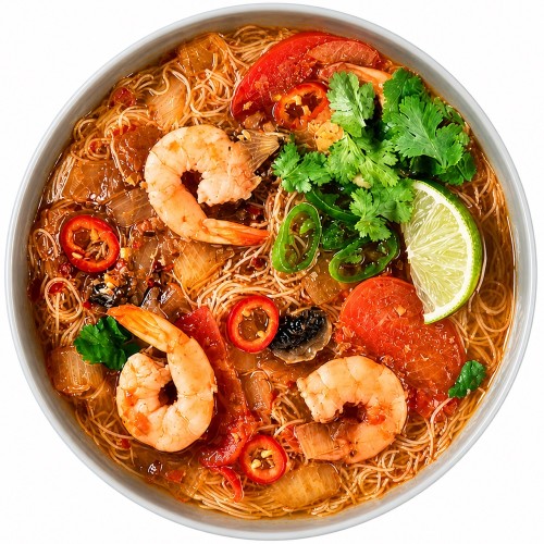 Wietnamska Zupka Błyskawiczna Instant o Smaku Krewetek Tom Yum Mi Lau Thai 83g ACECOOK
