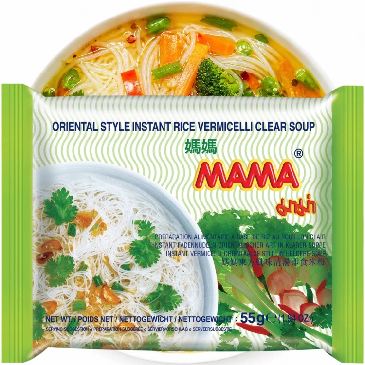 Tajska Zupka Błyskawiczna Makaron Ryżowy Instant Vermicelli Clear Soup 55g MAMA
