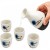 Jasny Kremowy Ceramiczny Zestaw Komplet Do Podawania Sake 5 Elementów GOLDEN TURTLE