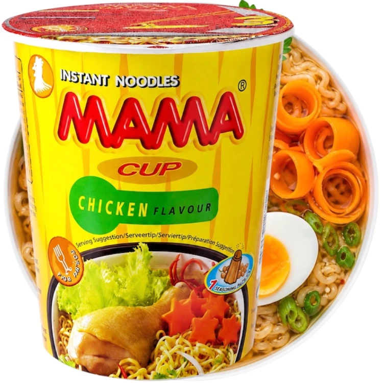 Tajska Zupka Błyskawiczna Makaron Instant Kurczak Chicken Kubek Cup 70g MAMA