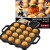Żeliwna Patelnia Do Japońskich Kuleczek TAKOYAKI 16 Otworów 23cm x 18cm OTAFUKU
