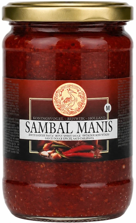 Sos Chili Gęsta Pasta Przecier z Papryczek Sambal Manis Hot w Słoiku 750g KONINGSVOGEL