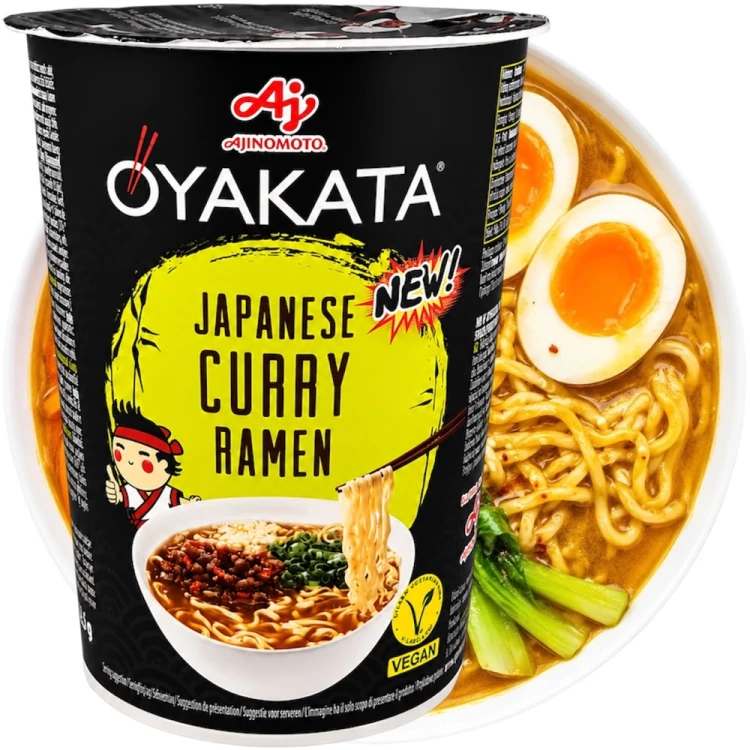 Azjatycka Zupka Błyskawiczna Instant Ramen Japońskie Curry Kubek Cup 62,5g OYAKATA