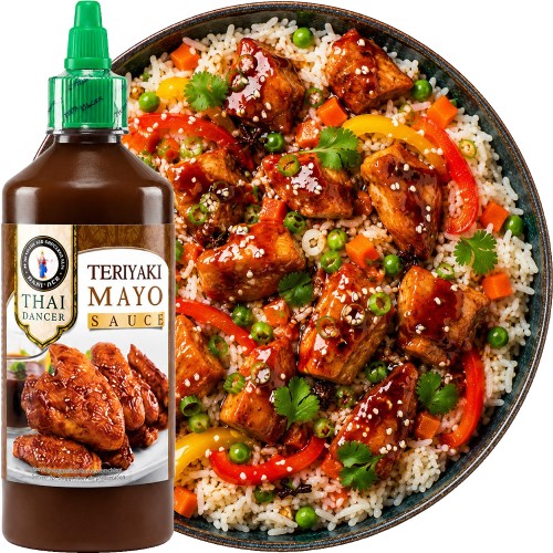 Tajski Sos Mayo Teriyaki Majonez Do Sushi Gęsty DIP Do Potraw 450ml THAI DANCER