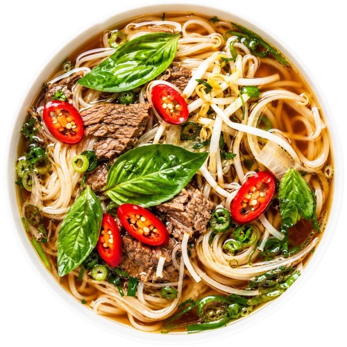 Wietnamski Makaron Błyskawiczny Instant Pho Wok z Cebulą i Czosnkiem Kubek Cup 76g ACECOOK