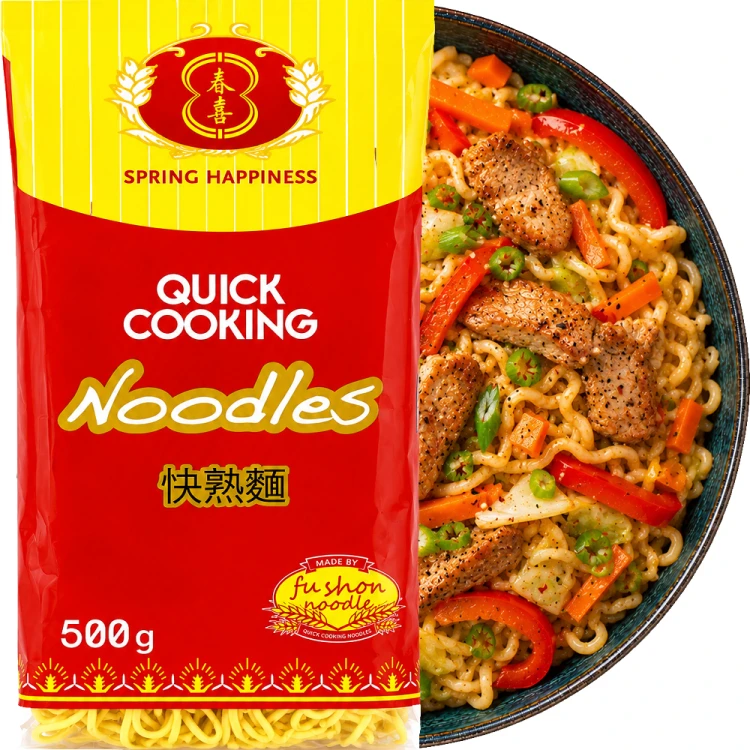 Chiński Makaron Błyskawiczny Instant Do Woka Stir-Fry 500g SPRING HAPPINESS
