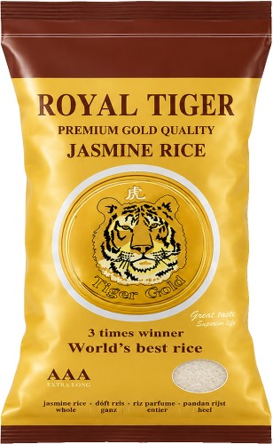 Ryż Jaśminowy Długoziarnisty PREMIUM GOLD Klasa Jakości AAA 18kg ROYAL TIGER