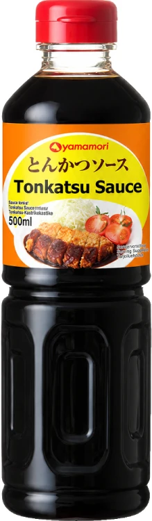 Japoński Wyrazisty Sos Sojowy Słodko Wytrawny TONKATSU 500ml YAMAMORI
