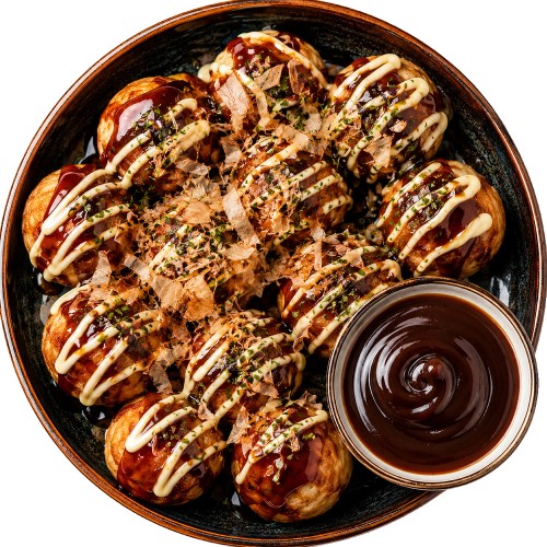 Słodko Słony Lekko Pikantny Sos TAKOYAKI Bogaty Aromat Umami 500ml YAMAMORI