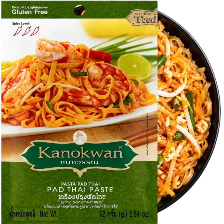 Tajska Pasta Do PAD THAI w Saszetce Stir Fry Thai Paste 72g KANOKWAN