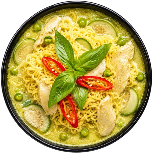 Tajska Zupka Błyskawiczna Makaron Instant Smak Zielone Curry 55g MAMA