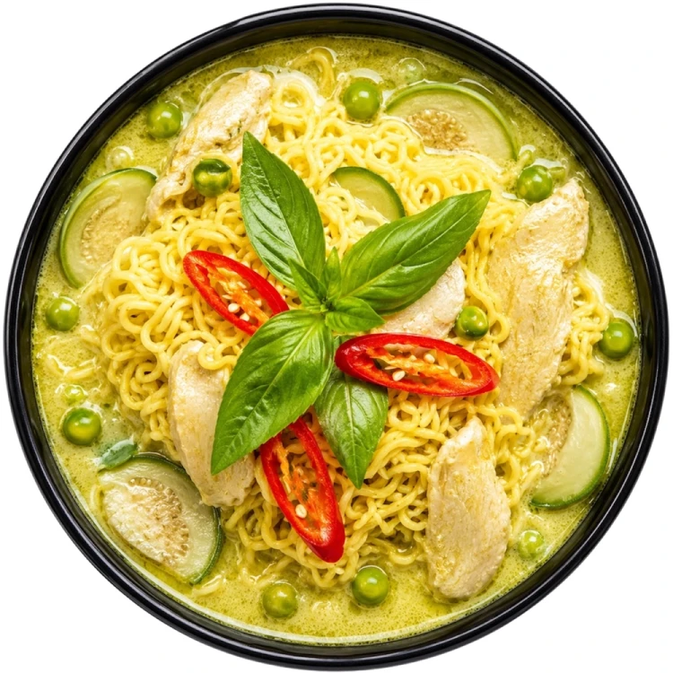 Tajska Zupka Błyskawiczna Makaron Instant Smak Zielone Curry 55g MAMA