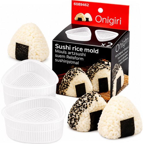 Foremka Foremki Zestaw Do Przygotowania ONIGIRI Sushi Mold 2 Sztuki EMRO AZIATICA