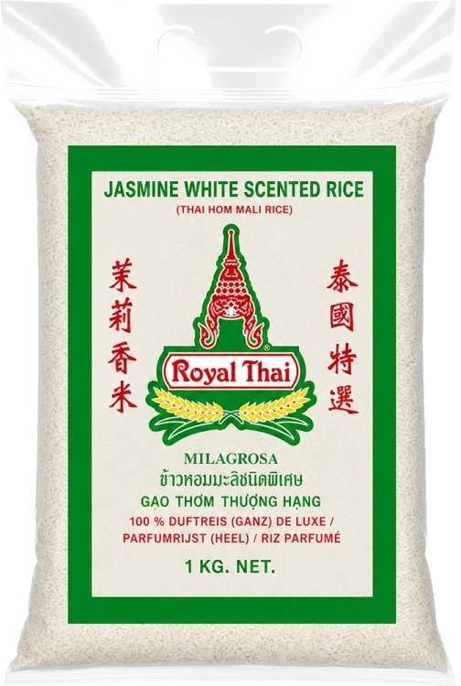 Tajski Ryż Jaśminowy Sypki Długie Ziarno Aromat Jaśminu 1kg 1000g ROYAL THAI RICE