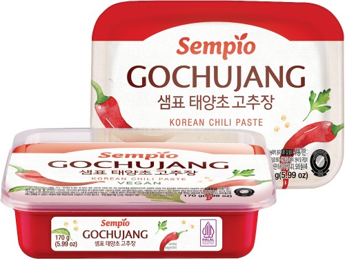 Koreańska Gęsta Pasta Chili Paprykowa GOCHUJANG Słodko Ostra VEGAN 170g SEMPIO