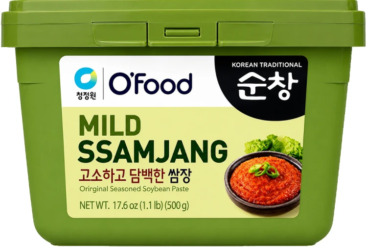 Koreańska Pasta Sojowa Sunchang SSAMJANG z Przyprawami Łagodna Mild 500g O'FOOD