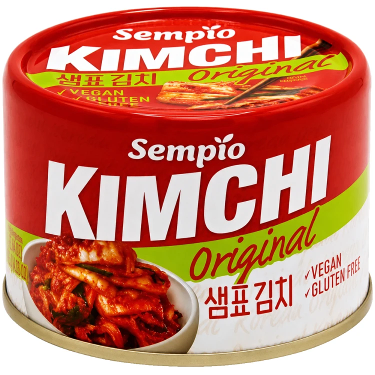 Koreańska Kapusta Kiszona Warzywa KIMCHI Świeże Ostre Probiotyki 160g SEMPIO