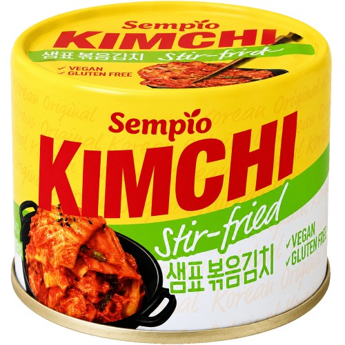 Koreańska Kapusta Kiszona Warzywa KIMCHI Stir Fried Smażone Ostre Probiotyki 160g SEMPIO