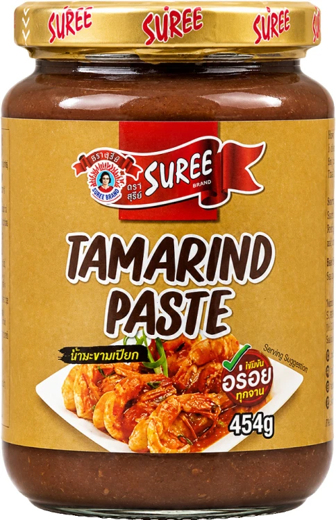 Tajska Gęsta Kwaśna Pasta Tamaryndowa z Tamaryndowca Do Pad Thai 454g SUREE