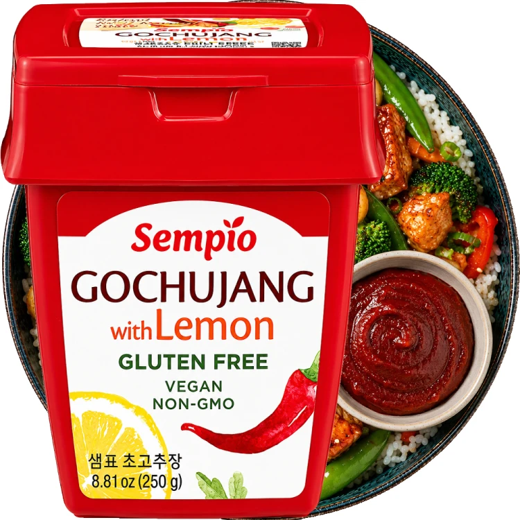 Koreańska Pasta Paprykowa Chili Gochujang z CYTRYNĄ Spicy And Sweet VEGAN 250g SEMPIO